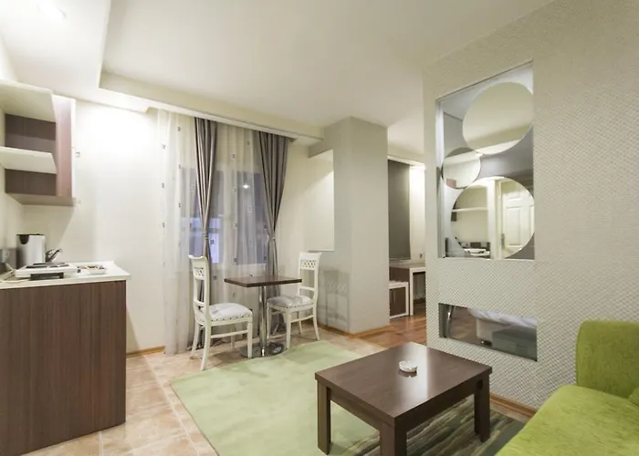 Alojamento de Acomodação e Pequeno-almoço Sari Konak Apart *